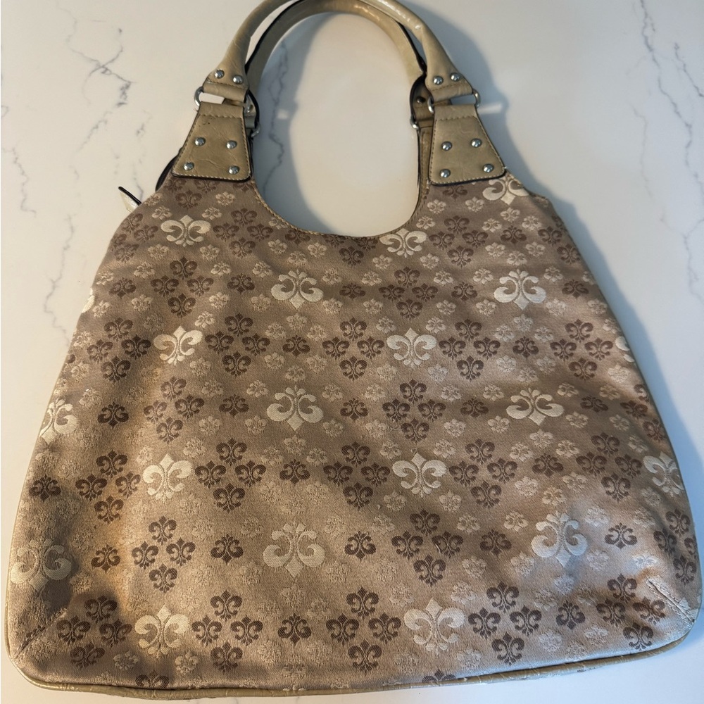 Dereon Vintage Y2K Gold and Brown Shoulder Bag - Picture 3 of 13